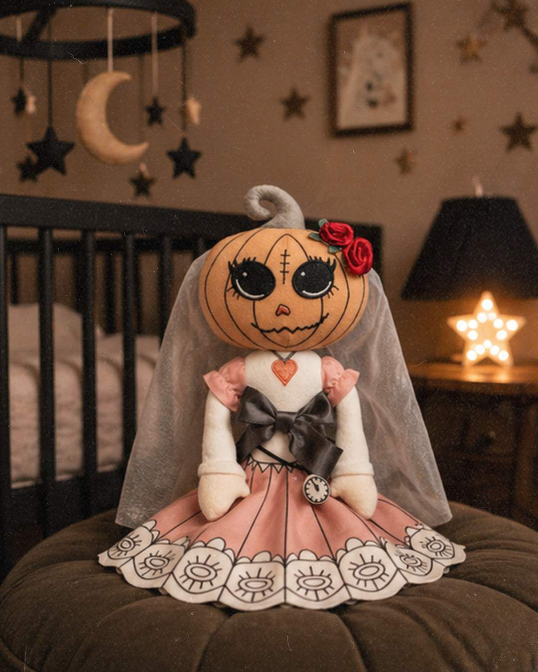Pumkinella Plush. Glow in the dark watch - Alchemy of England - Flyclothing LLC