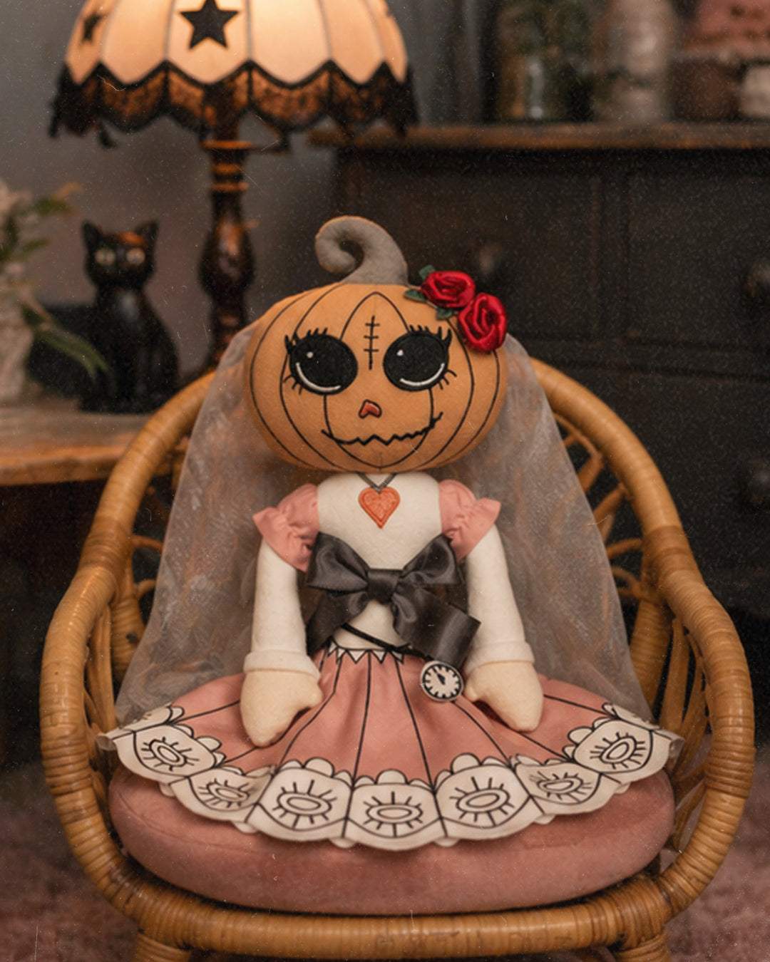 Pumkinella Plush. Glow in the dark watch - Alchemy of England - Flyclothing LLC