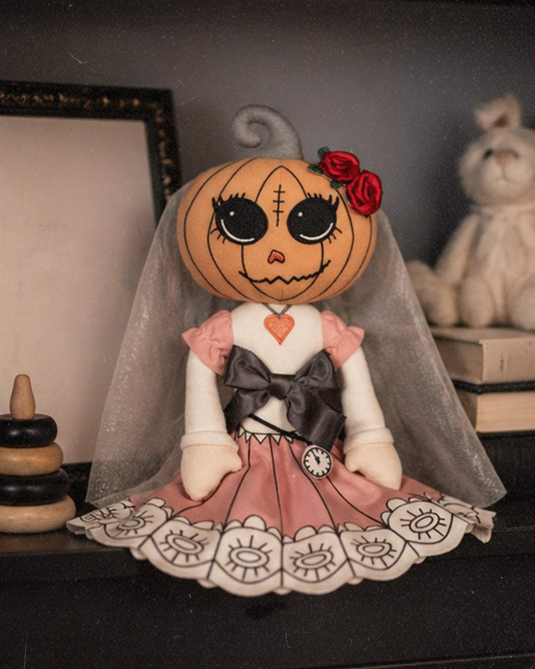 Pumkinella Plush. Glow in the dark watch - Alchemy of England - Flyclothing LLC