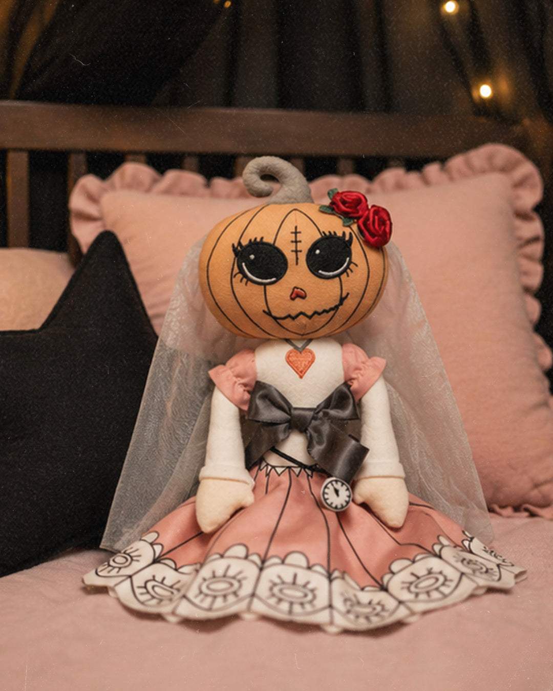 Pumkinella Plush. Glow in the dark watch - Alchemy of England - Flyclothing LLC