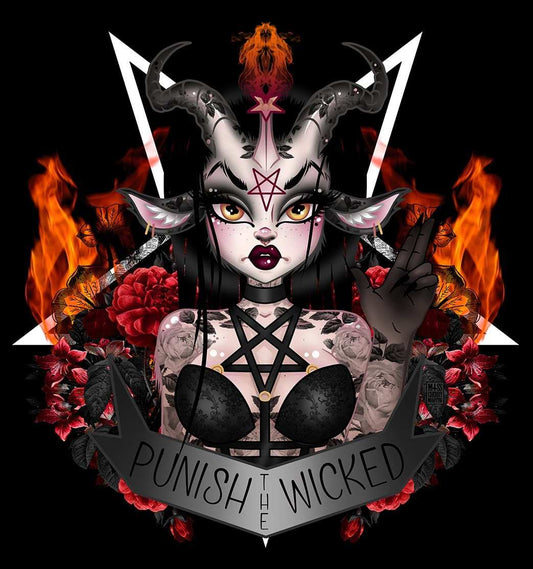 Black Market Art Company Punish The Wicked Print - Black Market Art Company - Flyclothing LLC