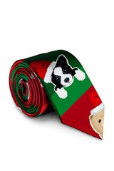 The Puppy Style | Ugly Christmas Sweater Tie - Shinesty