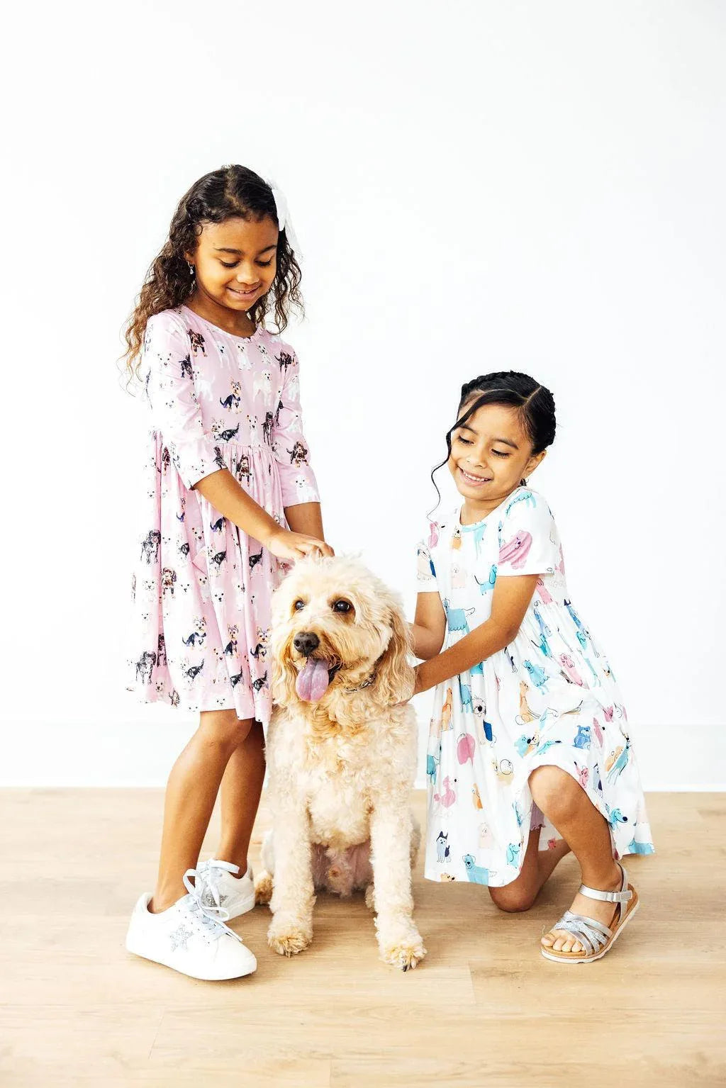 Puppy Pals S/S Pocket Twirl Dress - Mila & Rose ® - Flyclothing LLC