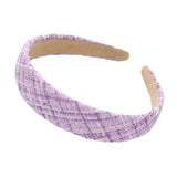Check Patterned Tweed Headband - Madeline Love - Flyclothing LLC