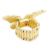 Crystal Pave Butterfly Stretch Ring - Madeline Love - Flyclothing LLC