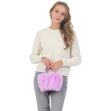 Faux Fur Tote Crossbody Bag - Madeline Love - Flyclothing LLC