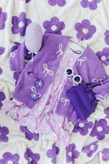 Purple Girl's Crossbody Purse - Mila & Rose ® - Flyclothing LLC