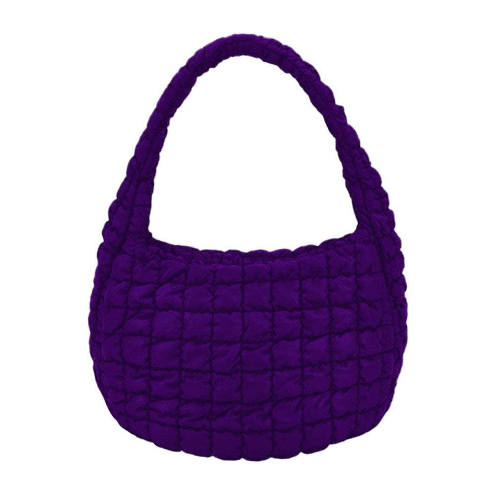 Quilted Puffer Shoulder Crossbody Bag - Madeline Love - Flyclothing LLC
