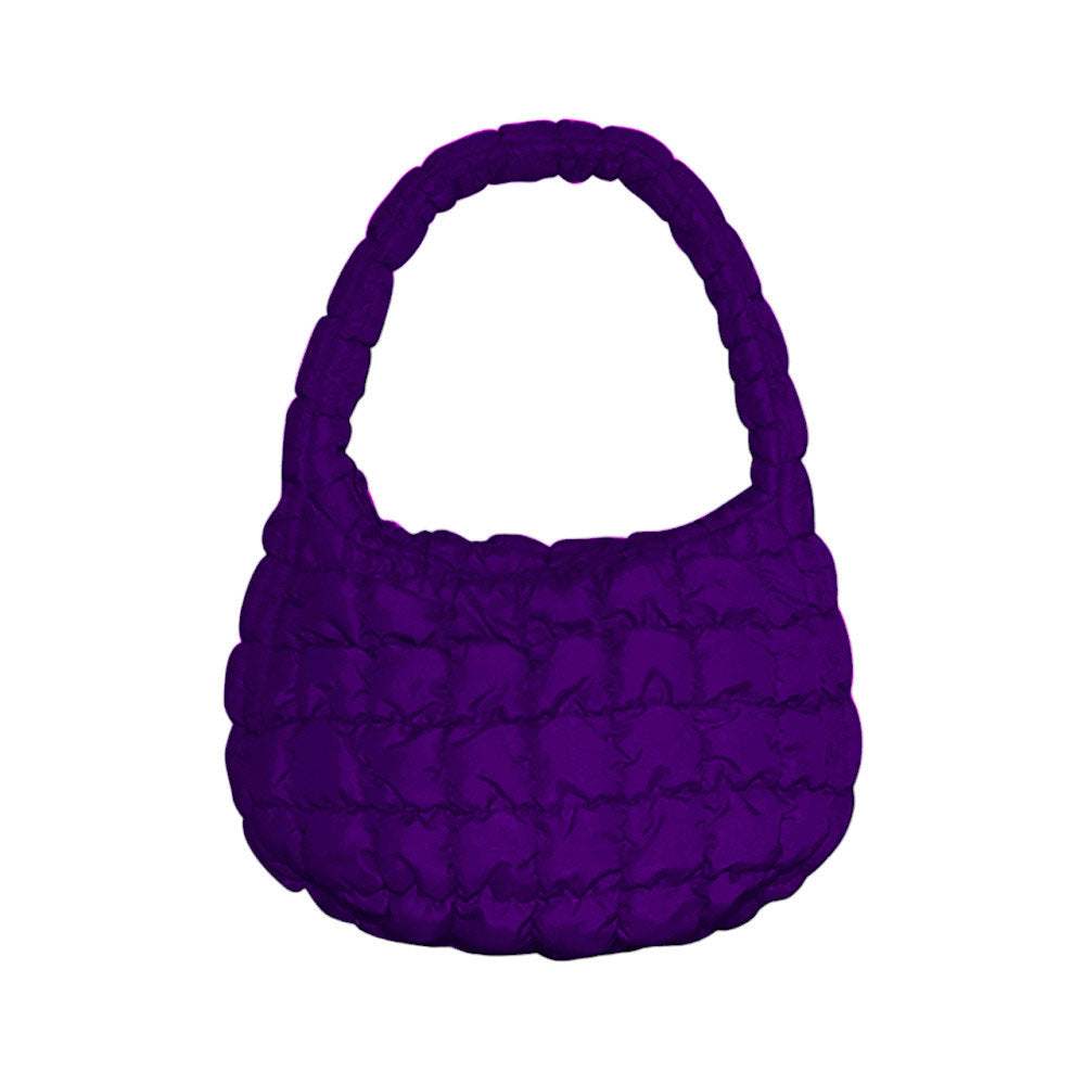 Quilted Puffer Tote Shoulder Bag - Madeline Love - Flyclothing LLC
