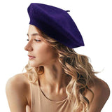 Solid Beret Hat - Madeline Love - Flyclothing LLC