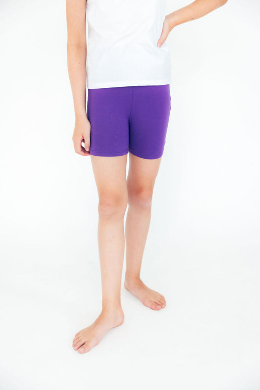 Purple Twirl Shorts