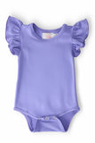 Periwinkle S/S Flutter Bodysuit