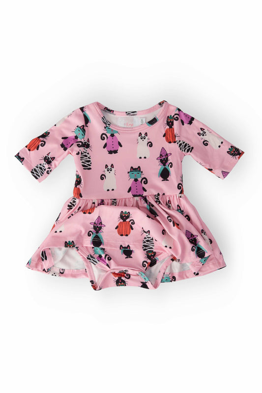 Purr-fectly Spooky Twirl Bodysuit - Mila & Rose ® - Flyclothing LLC
