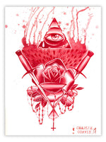 Black Market Art Company Pyramid Eye Print