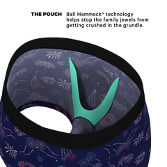 The Pyrotecnips | Naughty Fireworks Ball Hammock® Pouch Trunks Underwear - Shinesty