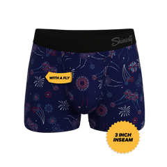 The Pyrotecnips | Naughty Fireworks Ball Hammock® Pouch Trunks Underwear - Shinesty