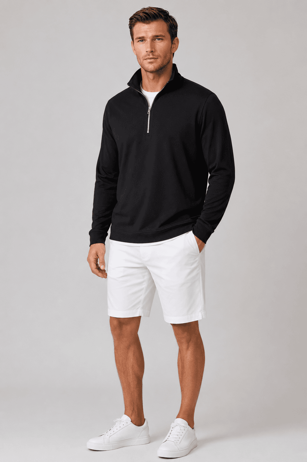 Buki Cinqo Travel Half Zip - Black - Buki - Flyclothing LLC