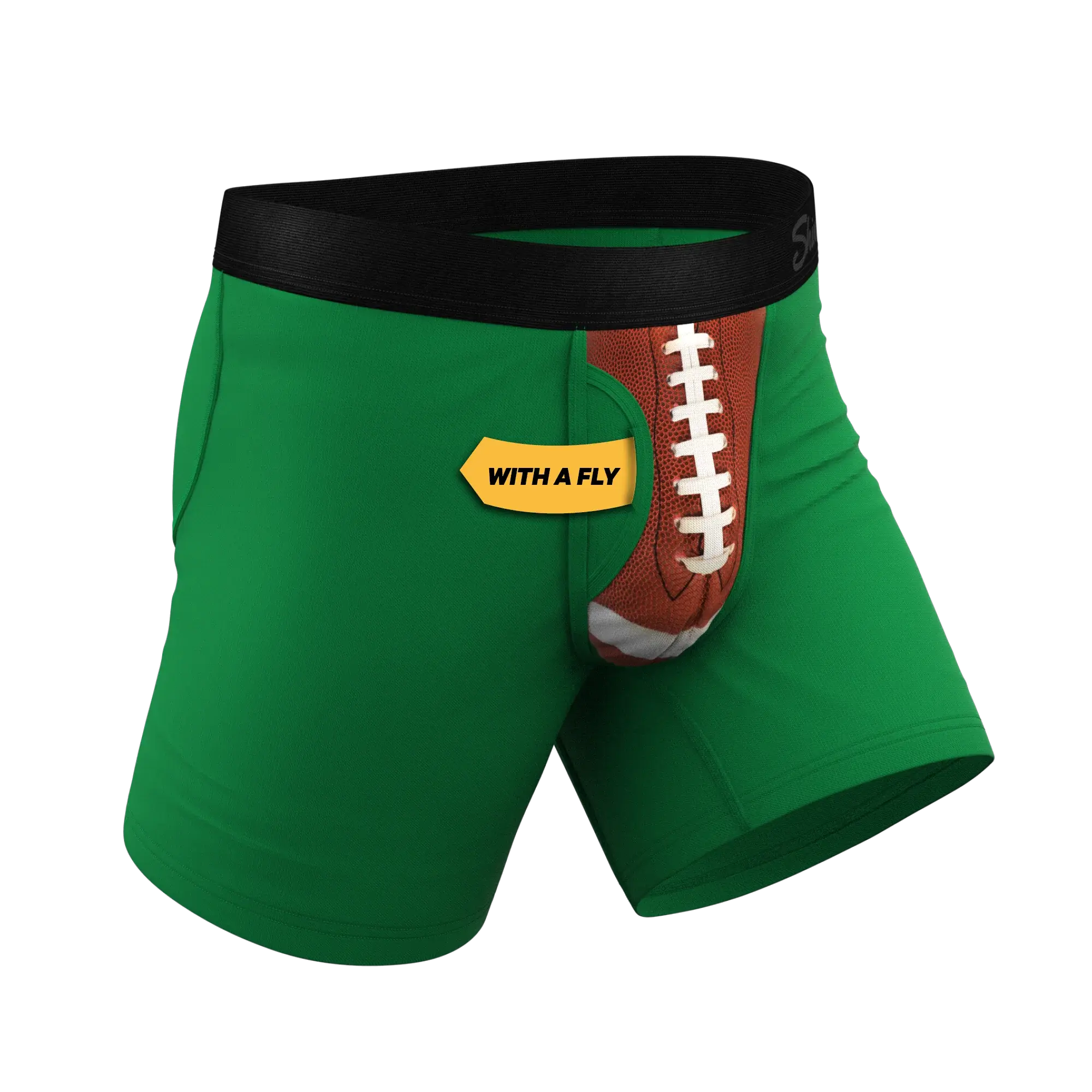 The Quarterback Sack | Football Ball Hammock® Pouch Underwear With Fly - Shinesty - Flyclothing LLC