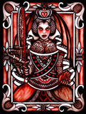 Black Market Art Company Queen of Hearts Print