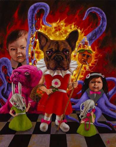 Black Market Art Company Queen of Oranges Print - Black Market Art Company - Flyclothing LLC