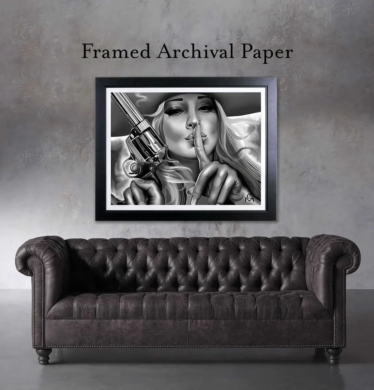 Black Market Art Company Queen of the West Print - Black Market Art Company - Flyclothing LLC