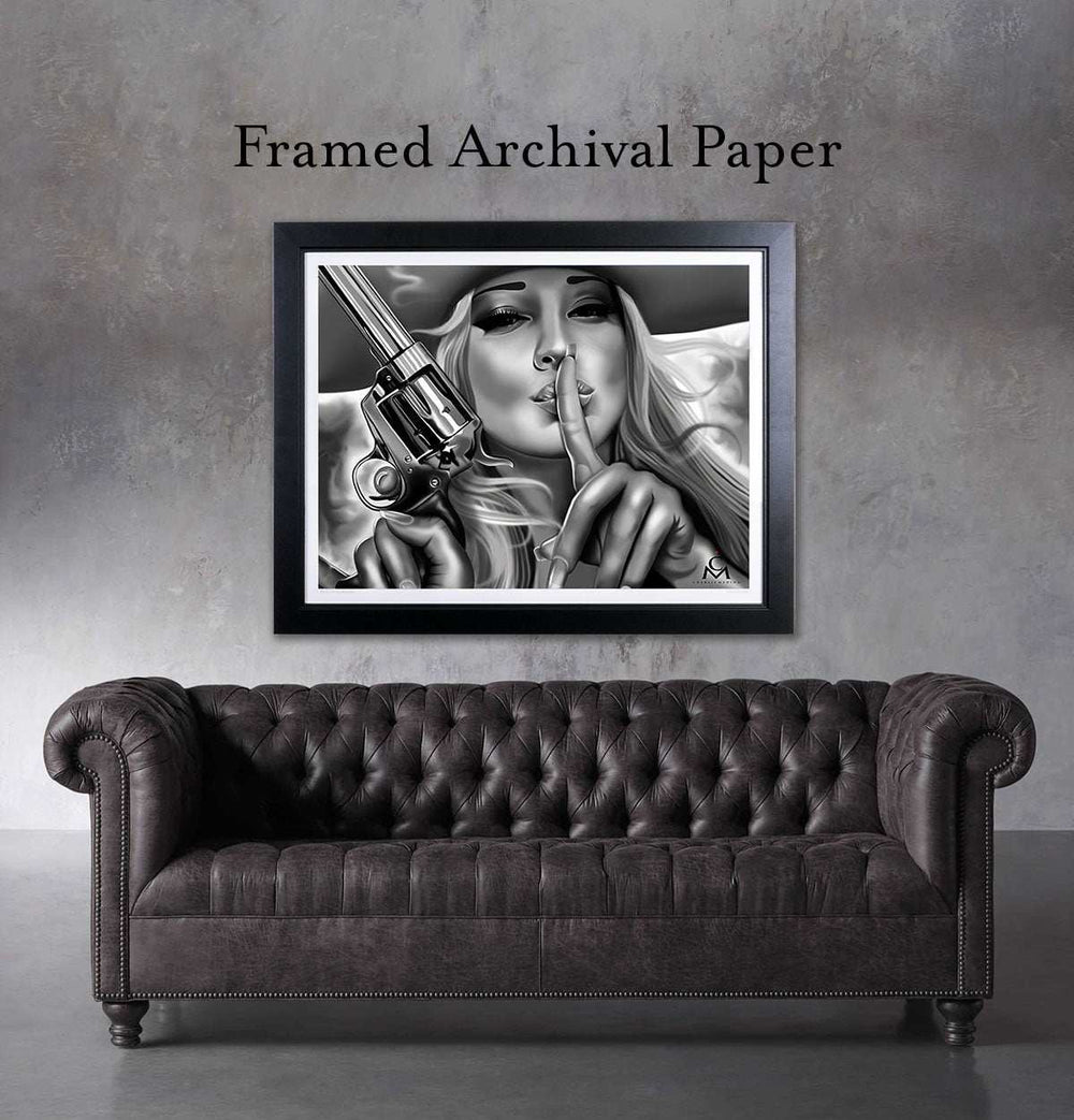 Black Market Art Company Queen of the West Print - Black Market Art Company - Flyclothing LLC