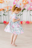 Quilted Dinos S/S Pocket Twirl Dress - Mila & Rose ® - Flyclothing LLC