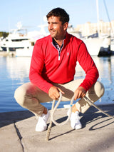 Montauk Quarter Zip Midweight Comfort - White Water Life - Flyclothing LLC