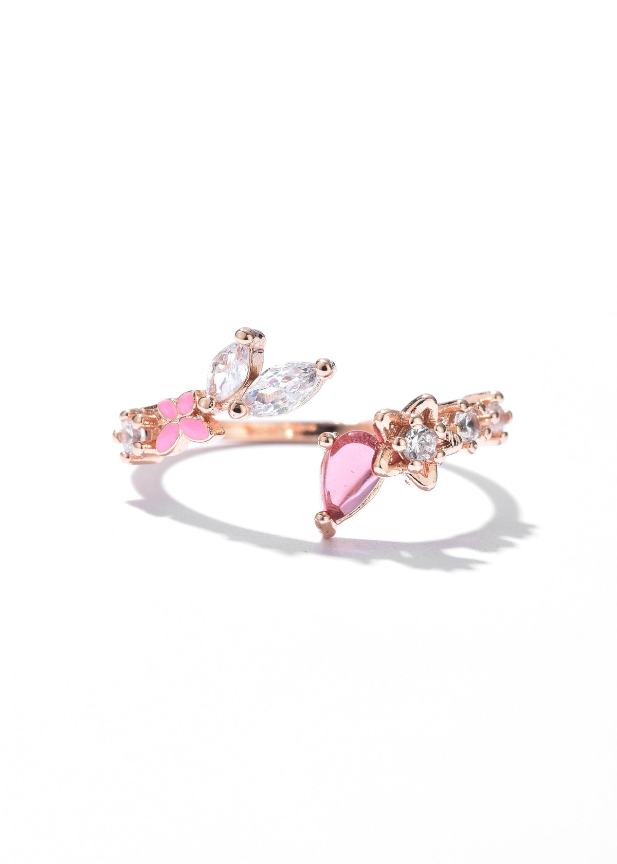 Pink Flower Ring