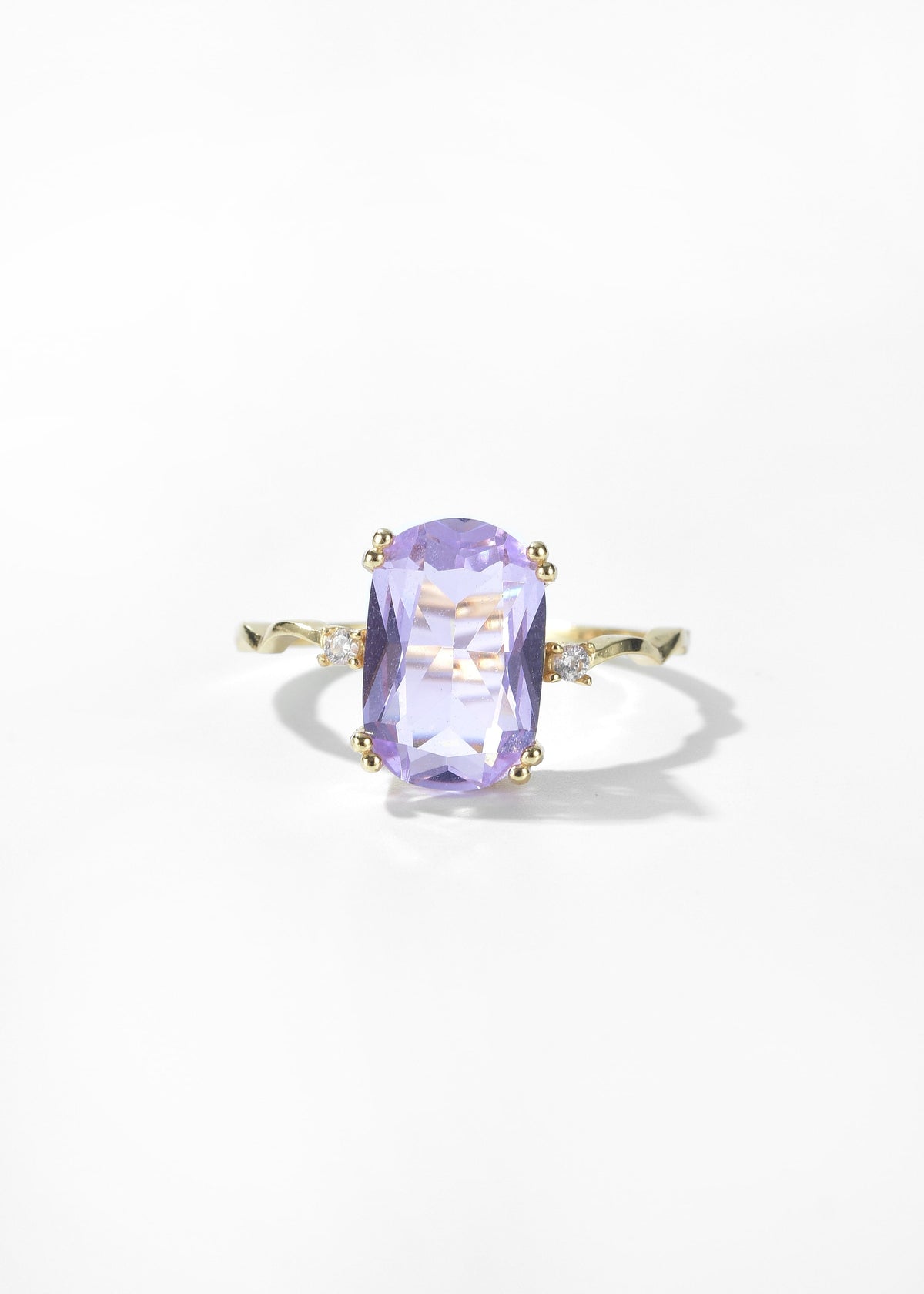 Purple Gemstone Ring - Wimsico - Flyclothing LLC