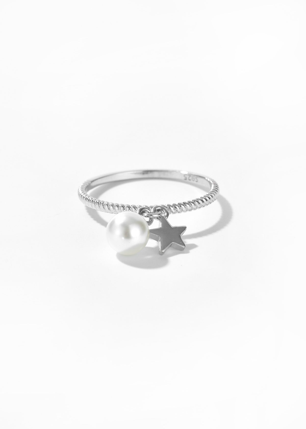 Gold Pearl Ring - Wimsico - Flyclothing LLC