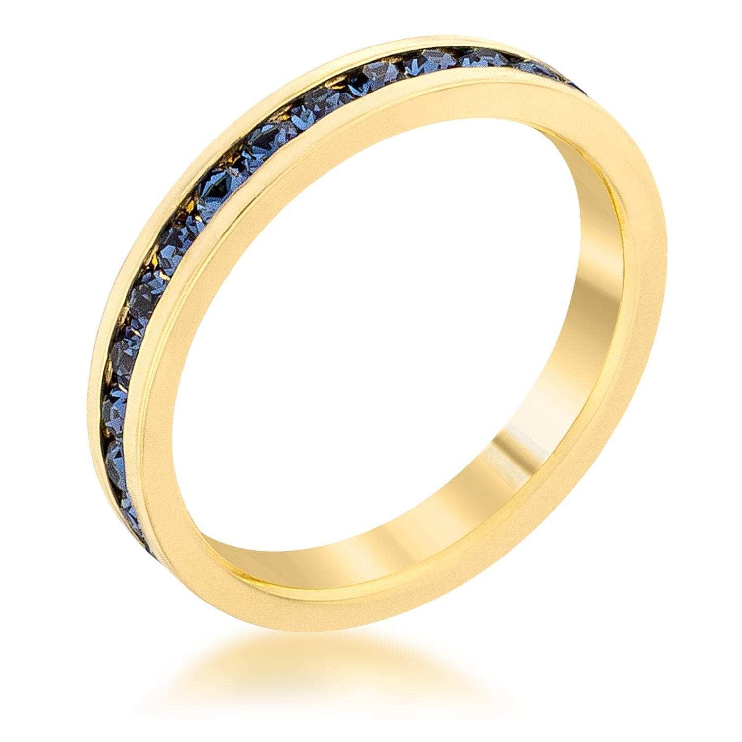 Stylish Stackables Montana Blue Gold Ring - JGI - Flyclothing LLC