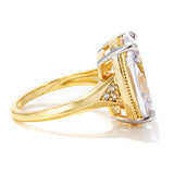 J GOODIN 6.25 ct Two-Tone CZ Engagement Statement Ring - J GOODIN - Flyclothing LLC