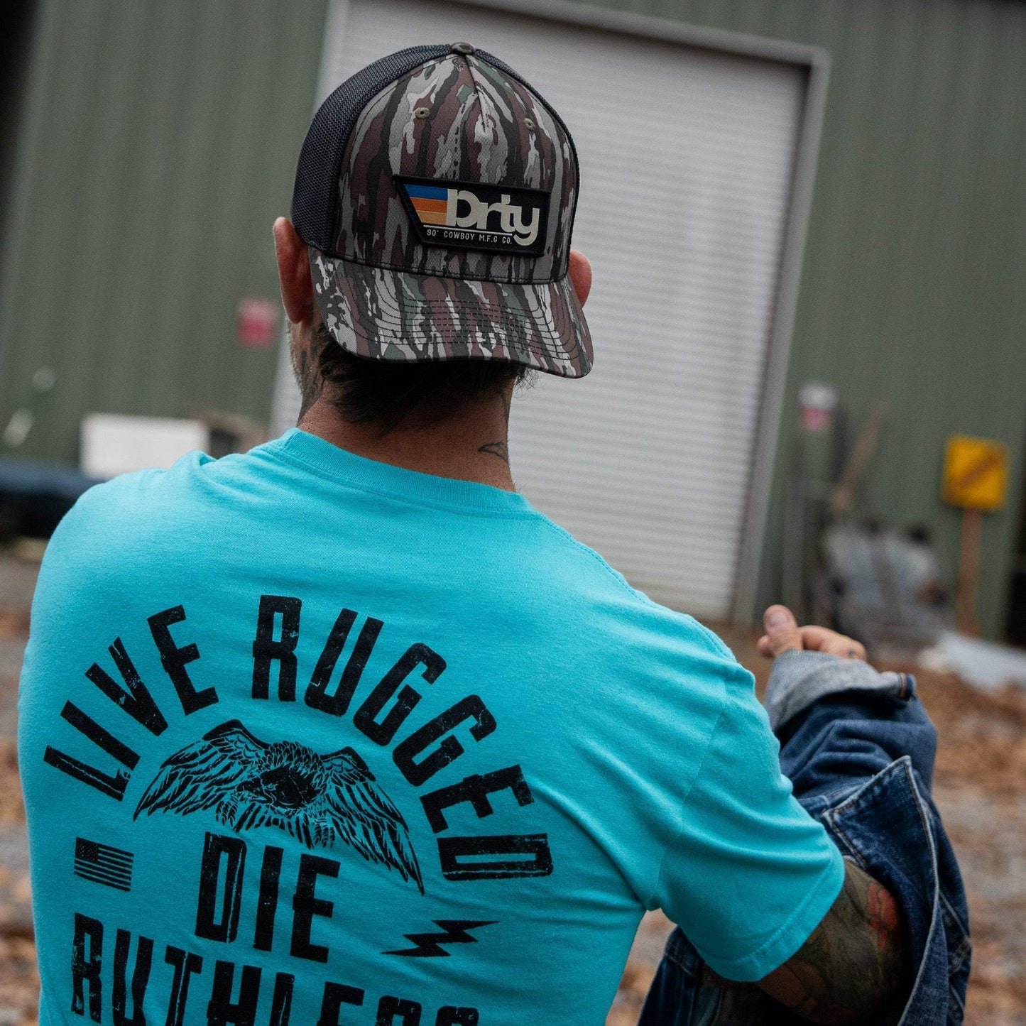 Drty Original Patch Snapback Hat - DIRTY COWBOY USA - Flyclothing LLC