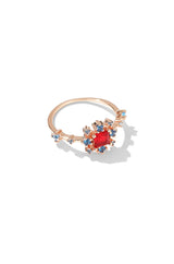 Square Ruby Ring