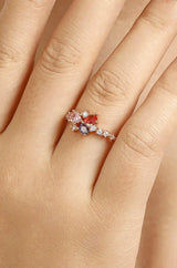 Multi Gemstone Ring