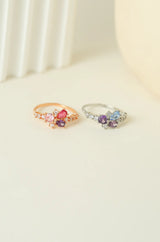 Multi Gemstone Ring