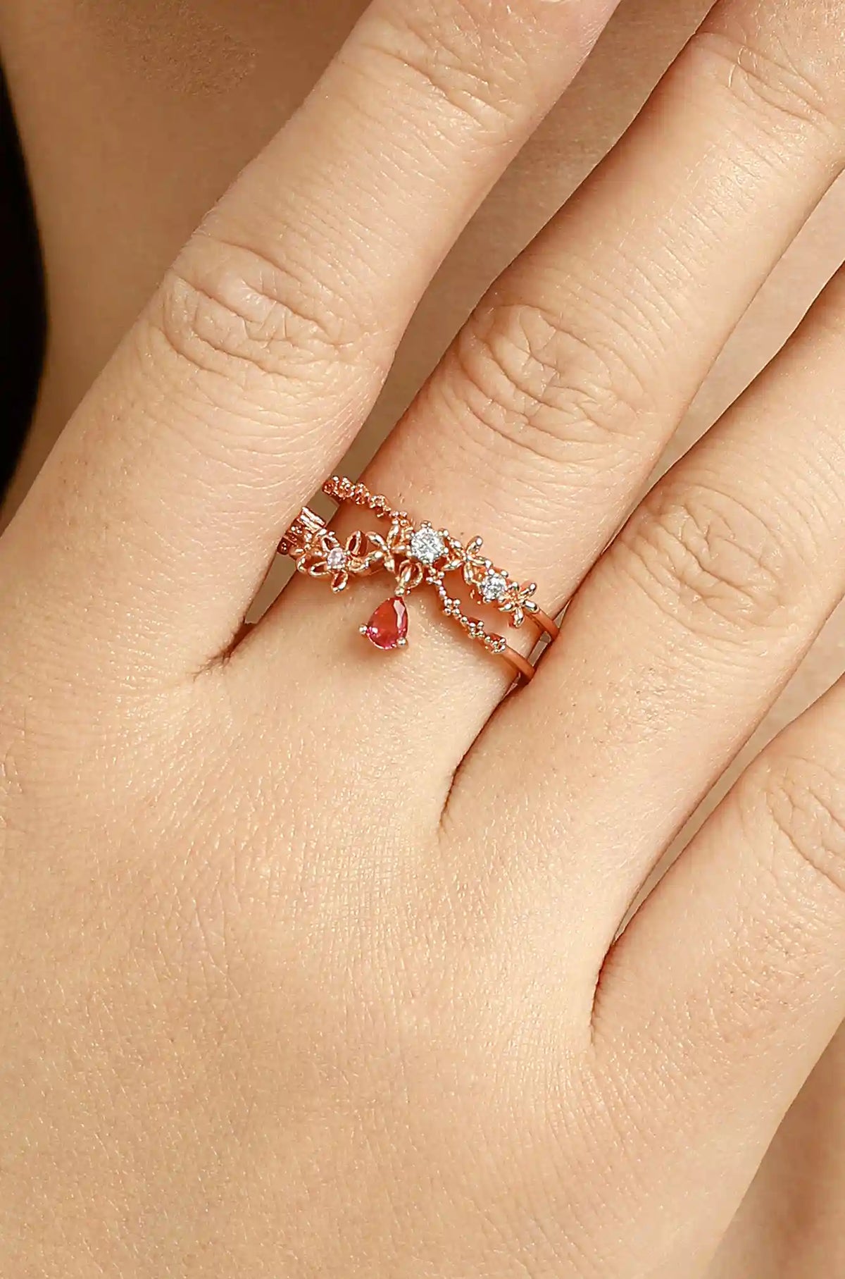 Rose Cuff Ring