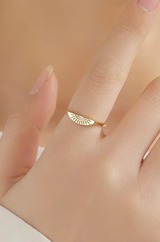 Half Moon Half Star Couples Ring