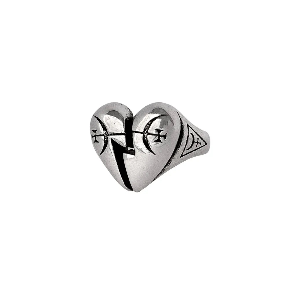 Alchemy Gothic Broken Promise Ring - Alchemy Gothic - Flyclothing LLC