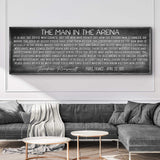The Man In The Arena Sign VII - Tailored Canvases - Flyclothing LLC