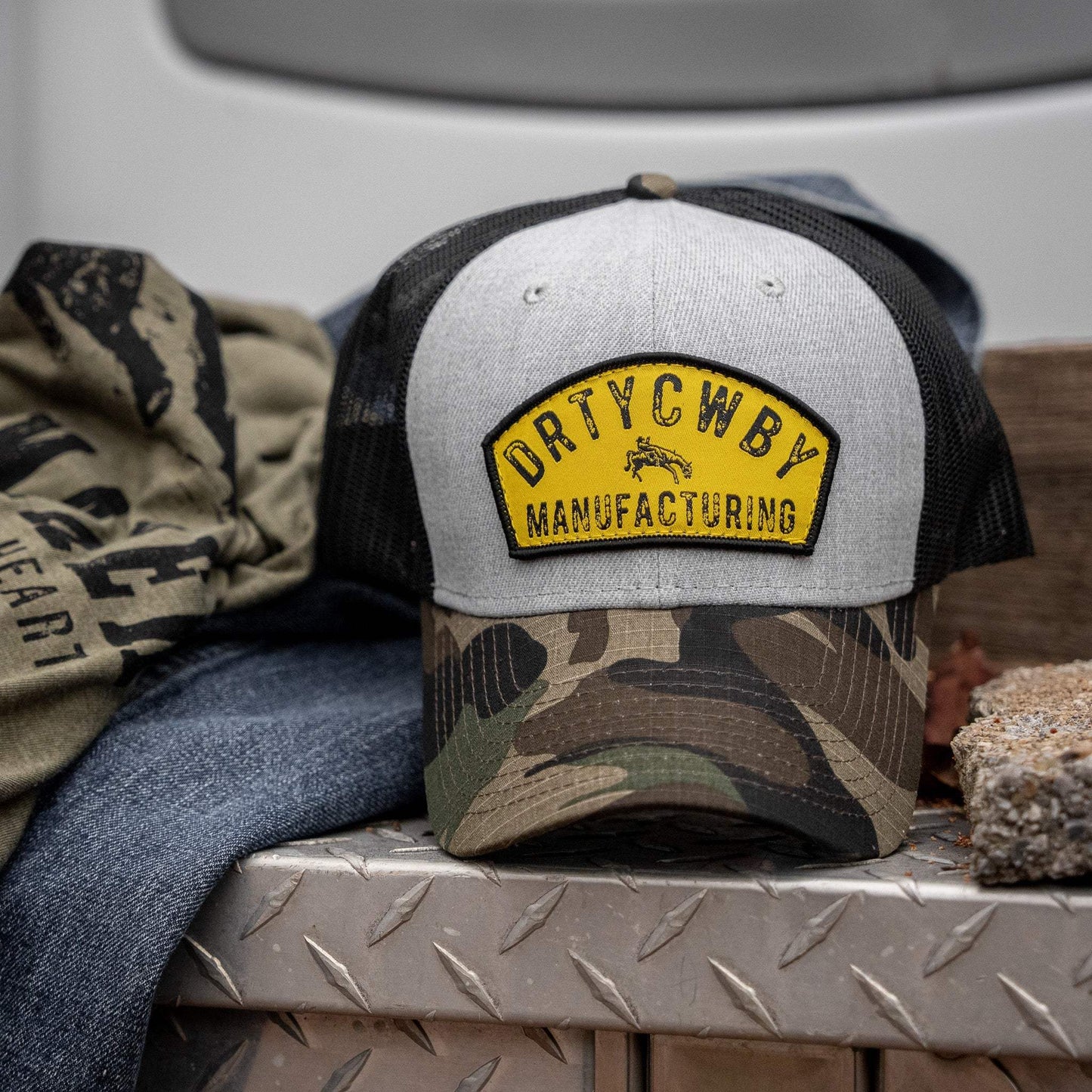 Original DRTYCWBY Branded Patch Snapback Hat - DIRTY COWBOY USA - Flyclothing LLC