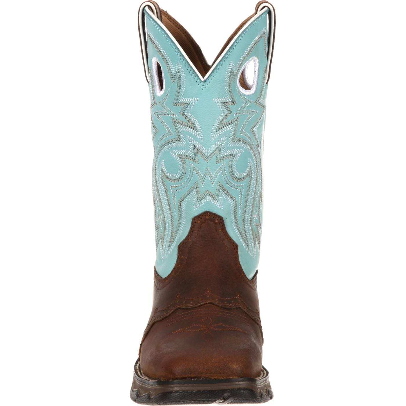 Lady Rebel™ by Durango Women's Powder n' Lace Saddle Western Boot - Durango - Flyclothing LLC