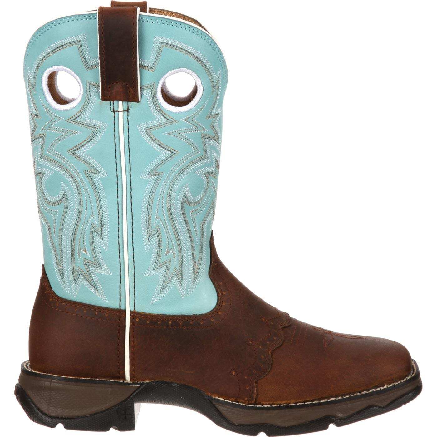 Lady Rebel™ by Durango Women's Powder n' Lace Saddle Western Boot - Durango - Flyclothing LLC