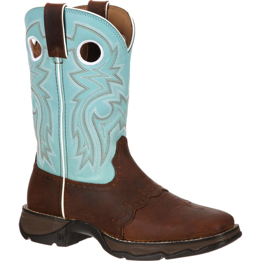 Lady Rebel™ by Durango Women's Powder n' Lace Saddle Western Boot - Durango