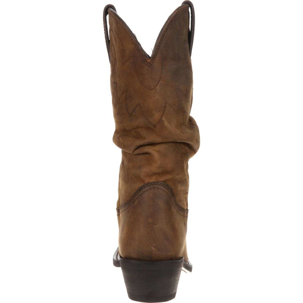Durango Women's Distressed Tan Slouch Western Boot - Durango - Flyclothing LLC