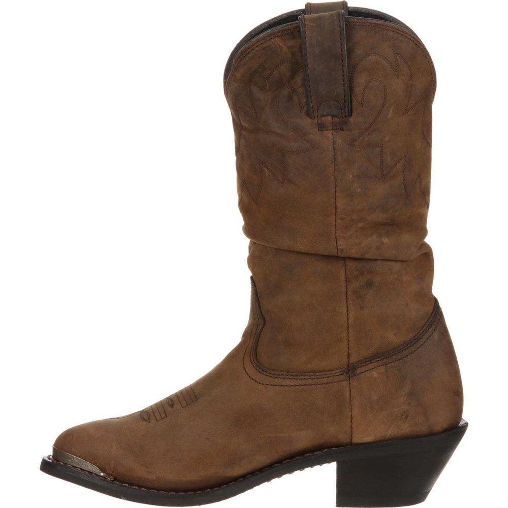 Durango Women's Distressed Tan Slouch Western Boot - Durango - Flyclothing LLC