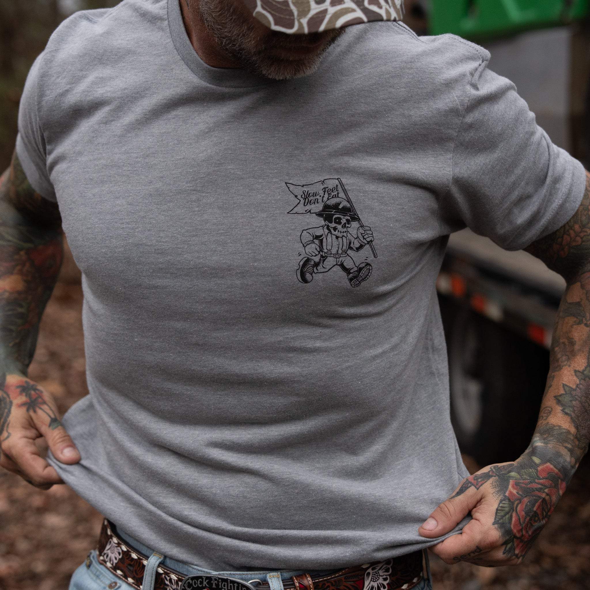 Can't Fake Work Ethic Men's T-Shirt - DIRTY COWBOY USA - Flyclothing LLC