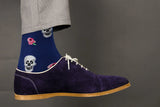 Skull and Flower Socks - Comfy Cotton for Men & Women - Real Sic - Flyclothing LLC