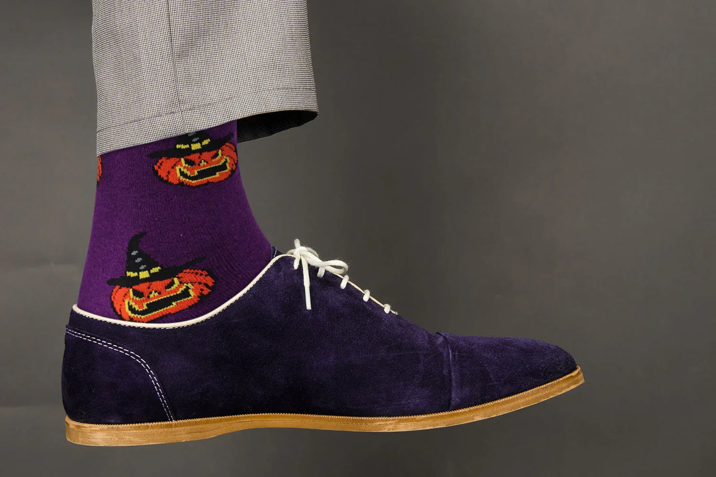 Witch's Pumpkin Halloween Socks - Comfy Cotton for Men & Women - Real Sic - Flyclothing LLC